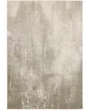 Feizy Aura Aur3739f Area Rug, 8' X 10' In Ivory/gray