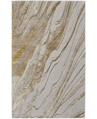 Feizy Aura Aur39llf Area Rug, 5' X 8' In Ivory