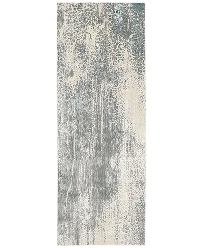 Feizy Azure Azr3401f Runner Area Rug, 2'10 X 7'10 In Gray/blue