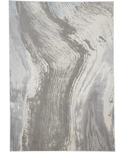 Feizy Azure Azr3524f Area Rug, 8' X 10' In Gray/ivory