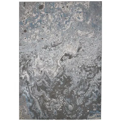 Feizy Azure Watercolor Indoor Ivory Area Rug 3405f 6'-7" X 9'-6" In Gray