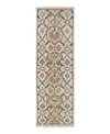 Feizy Beall Bea6712f Runner Area Rug, 2'6 X 8' In Gray/brown