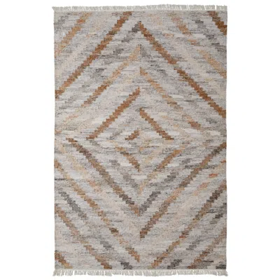Feizy Beckett 0724f 5'x8' Tan/gray Rectangular Area Rug