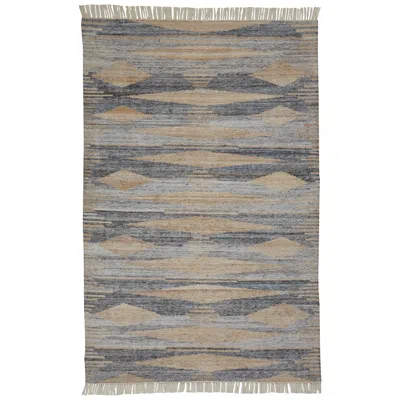 Feizy Beckett Moroccan Flatweave Gray Area Rug 0815f 3'-6" X 5'-6" In Multi
