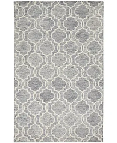 Feizy Belfort 8698775f Area Rug, 8' X 10' In Gray/ivory