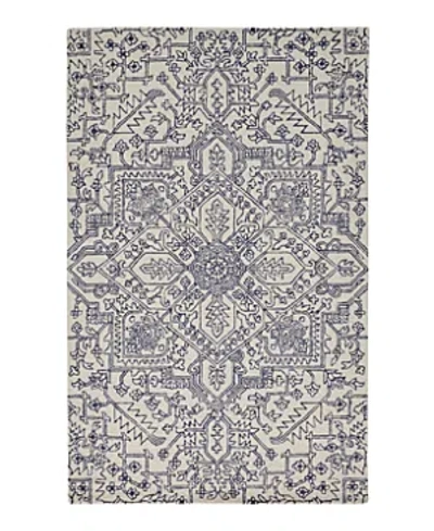 Feizy Belfort 8698778f Area Rug, 2' X 3' In Ivory/navy