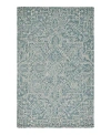 Feizy Belfort 8698778f Area Rug, 2' X 3' In Teal