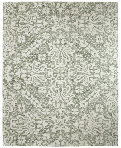 Feizy Belfort 8a28f 2'x3' Area Rug In White