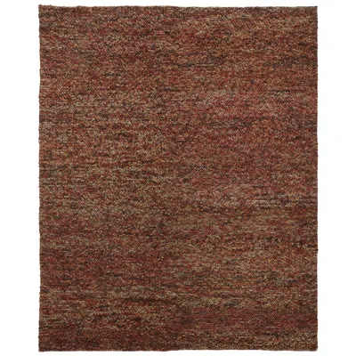 Feizy Berkeley Abstract Hand Woven Brown Area Rug 5' X 8'