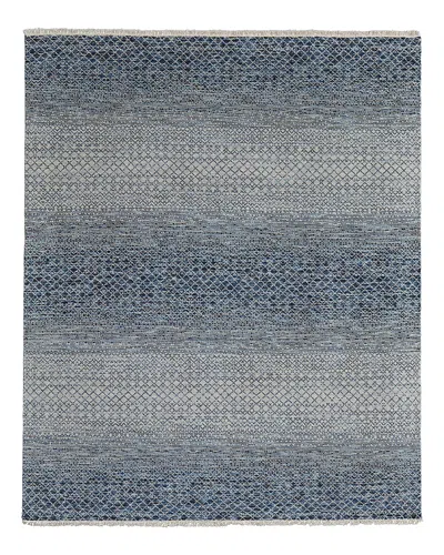 Feizy Branson Brn69bqf Area Rug, 7'9 X 9'9 In Blue/ivory