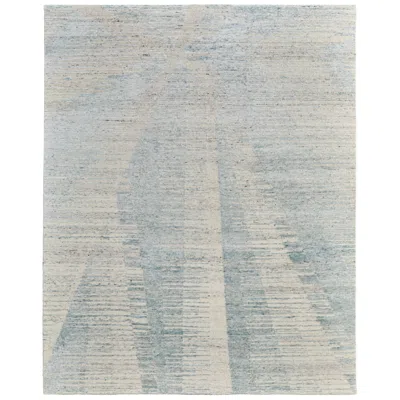 Feizy Brighton Abstract Hand Knotted Blue Area Rug 8'-6" X 11'-6"