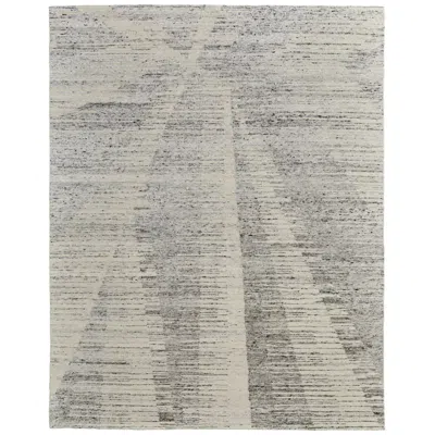 Feizy Brighton Abstract Hand Knotted Ivory Area Rug 2' X 3'