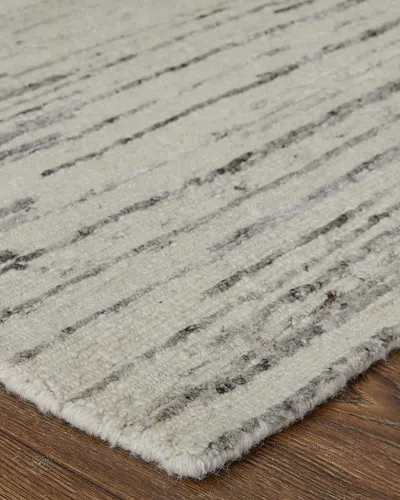 Feizy Brighton Bri69chf Area Rug, 4' X 6' In Ivory/gray