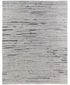 Feizy Broadfield T6037 5'6"x8'6" Area Rug In Gray