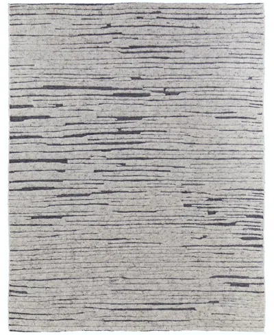 Feizy Broadfield T6037 5'6"x8'6" Area Rug In Gray