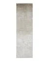 Feizy Cadiz 39fwf Runner Area Rug, 3'1 X 10' In Beige Gray