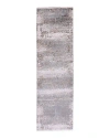 Feizy Cadiz 8663888f Runner Area Rug, 3'1 X 10' In Taupe/gray