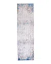 Feizy Cadiz 8663889f Runner Area Rug, 3'1 X 10' In Ivory/blue