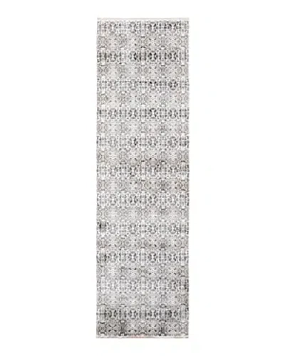Feizy Cadiz 8663990f Runner Area Rug, 3'1 X 10' In Gray/taupe