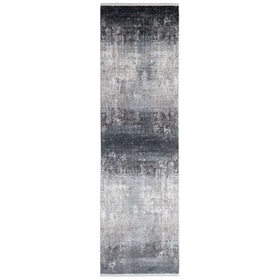 Feizy Cadiz Abstract Indoor Gray Area Rug 39fwf 3'-1" X 10'