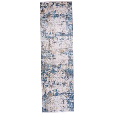 Feizy Cadiz Abstract Indoor Ivory Area Rug 3891f 3'-1" X 10'