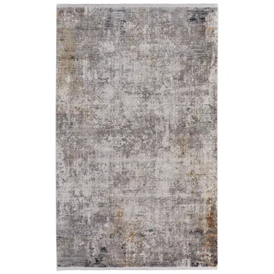 Feizy Cadiz Abstract Indoor Ivory Area Rug 3892f 6'-6" X 9'-6"