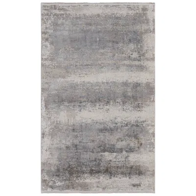 Feizy Cadiz Abstract Indoor Taupe Area Rug 3888f 7'-9" X 11' In Gray