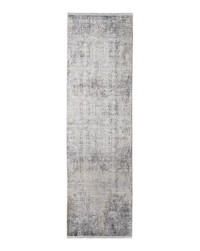 Feizy Cadiz Runner Area Rug, 3'1 X 10' In Light/blue
