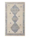 Shop Feizy Camellia Cma39k9f Area Rug, 4'3 X 6'3 In Blue/ivory