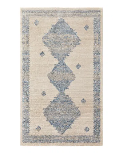 Feizy Camellia Cma39k9f Area Rug, 4'3 X 6'3 In Blue/ivory