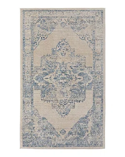 Feizy Camellia Cma39knf Area Rug, 8' X 10' In Blue/ivory