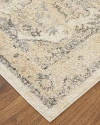 Feizy Camellia Cma39knf Area Rug, 8' X 10' In Ivory/gray