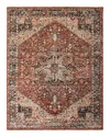Feizy Caprio 9203960f Area Rug, 3'9 X 5'9 In Red/ivory
