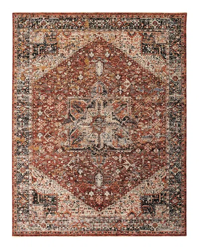 Feizy Caprio 9203960f Area Rug, 3'9 X 5'9 In Red/ivory