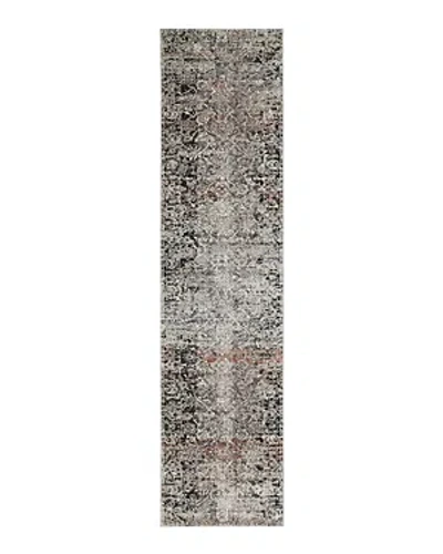 Feizy Caprio 9203962f Runner Area Rug, 2'6 X 8' In Gray/black