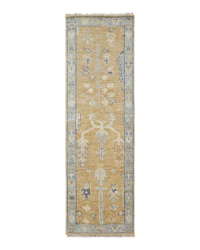 Feizy Carrington 9826501f Runner Area Rug, 2'6 X 8' In Gold/light