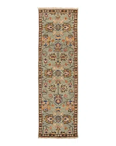 Feizy Carrington 9826503f Runner Area Rug, 2'6 X 8' In Grey/gold