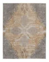Feizy Celene Cel39l1f Area Rug, 7'9 X 10' In Silver/tan