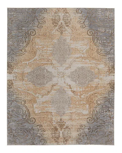 Feizy Celene Cel39l1f Area Rug, 7'9 X 10' In Silver/tan