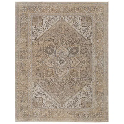 Feizy Celene Medallion Indoor Brown Area Rug 39kxf 7'-9" X 10'