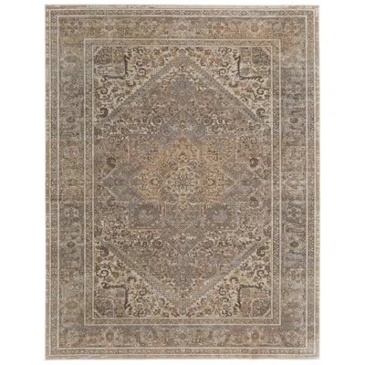 Feizy Celene Medallion Indoor Tan Area Rug 39kxf 3'-9" X 5'-7"