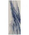 Feizy Clio 39k2f 2'9"x7'10" Runner Area Rug In Blue