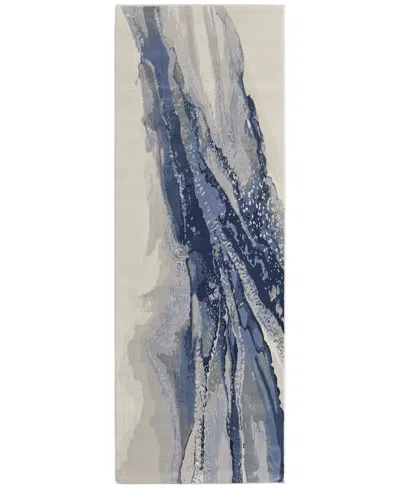 Feizy Clio 39k2f 2'9"x7'10" Runner Area Rug In Blue