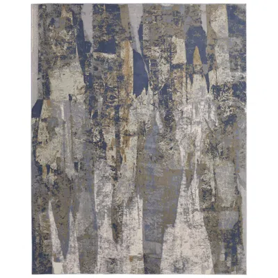 Feizy Clio Abstract Indoor Blue Area Rug 39k6f 7'-9" X 10'