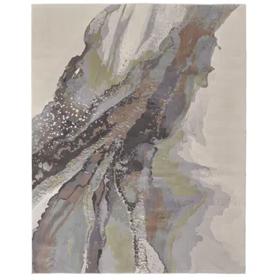 Feizy Clio Abstract Indoor Green Area Rug 39k2f 5' X 7'-6"