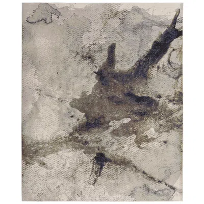 Feizy Clio Abstract Indoor Taupe Area Rug 39lvf 7'-9" X 10' In White