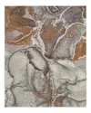 Feizy Clio Clo39k5f Area Rug, 5' X 7'6 In Gray/brown