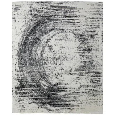 Feizy Coda Abstract Hand Woven Black Area Rug 8' X 10'