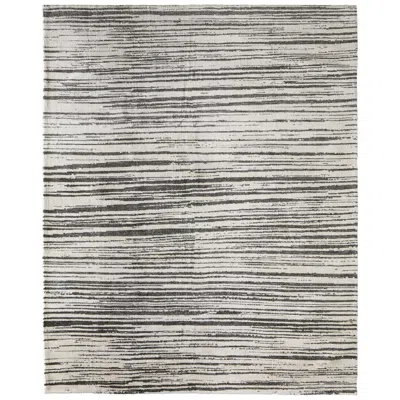 Feizy Colton Abstract Indoor Black Area Rug 8a56f 2' X 3' In Gray