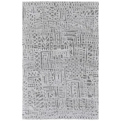 Feizy Colton Abstract Indoor Gray Area Rug 8793f 2' X 3'